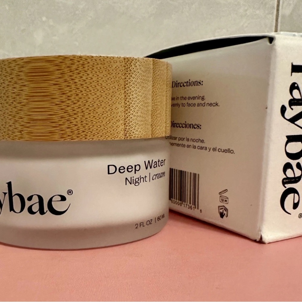 Luxury Raybae Deep Water Night Cream 2 oz - New in Box! SOLD OUT IN MANY STORES - Picture 2 of 9